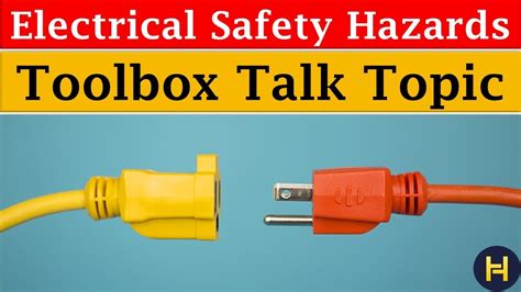 electrical safety box for power supply|free electrical safety toolbox talk.